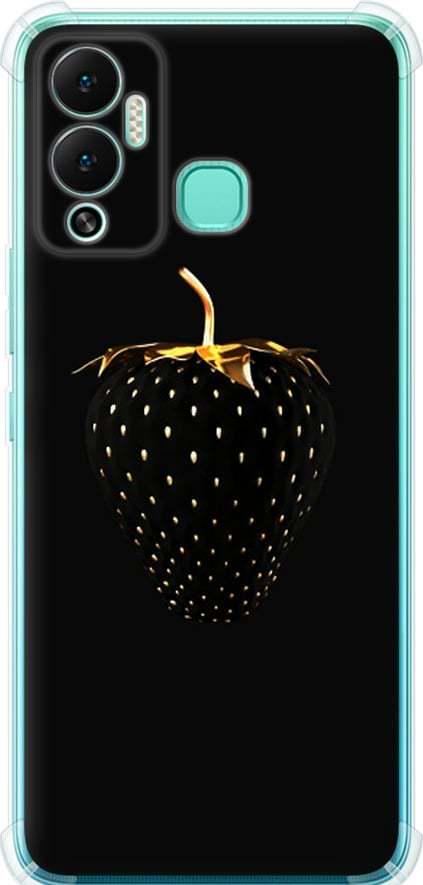 Чехол на Infinix Hot 12 Play Черная клубника (3585sp-2759-42517)