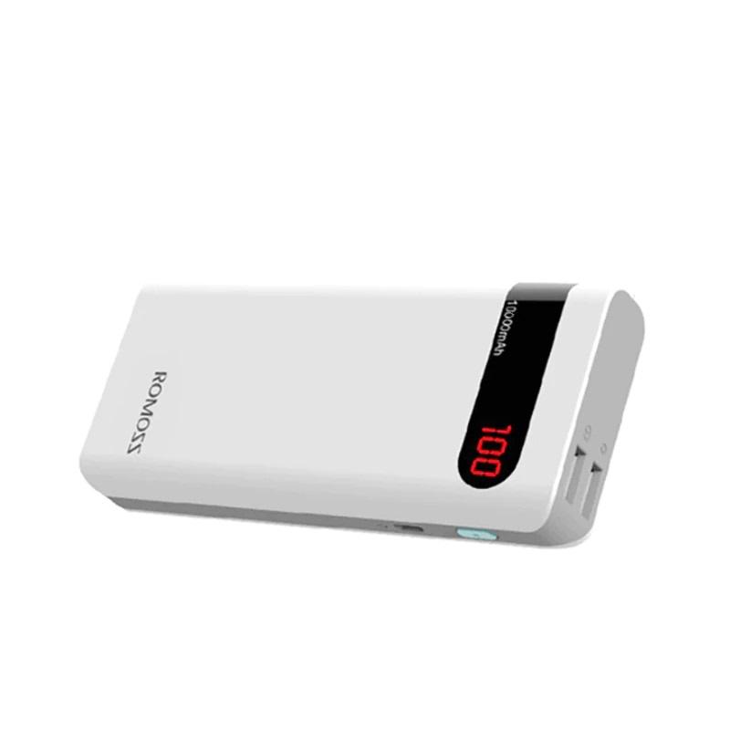 Повербанк PowerBank Romozz Sense 4P із цифровою зарядкою 20000 mah Білий - фото 3