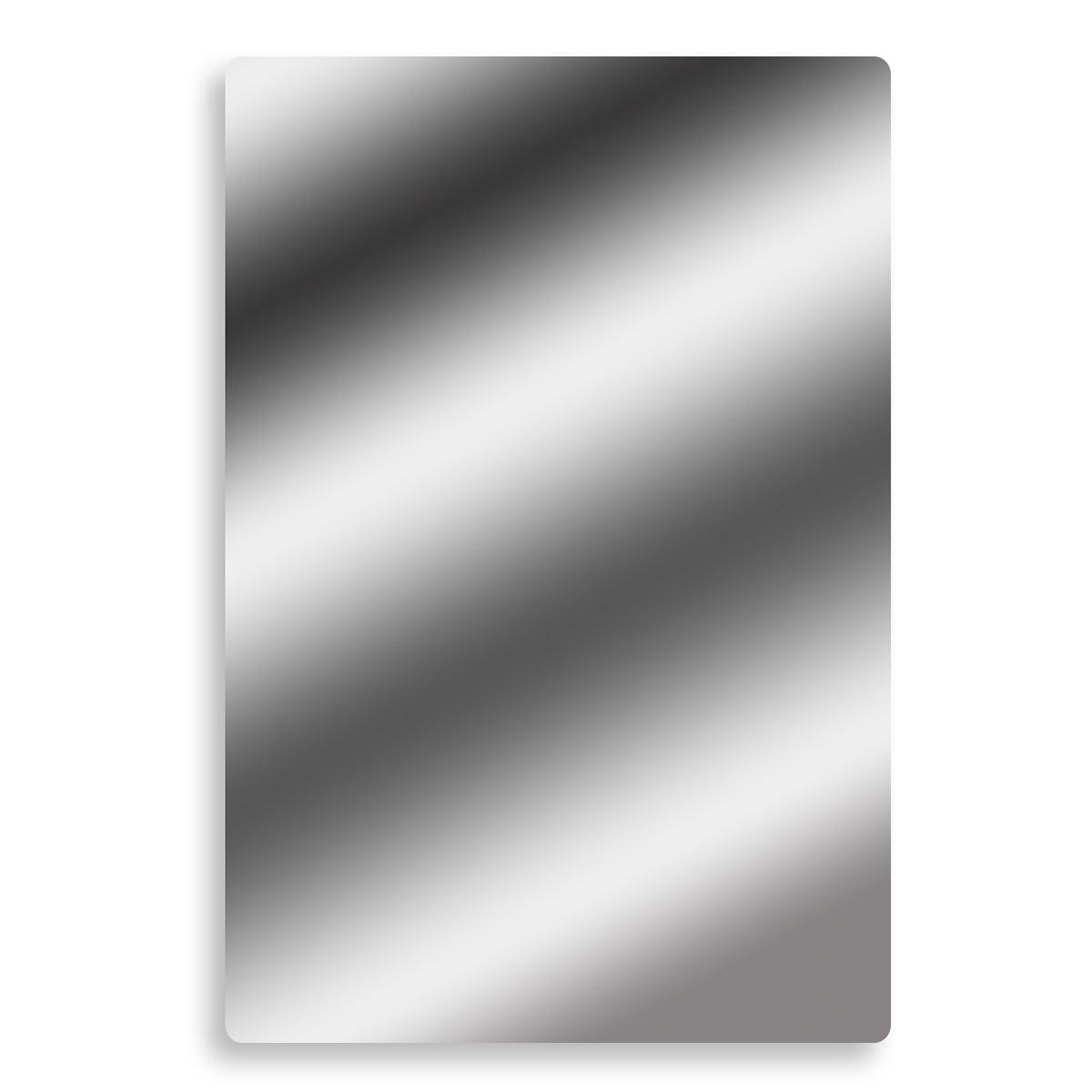 Наклейка зеркальная 3D 40х60 см 2 мм OS-HA10B Silver (SW-0000152412)