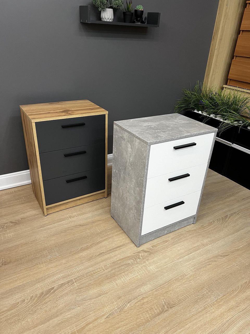 Комод Асті 700х494х354 мм Дуб аппалачі/Антрацит - фото 6 Комод Асті 700х494х354 мм Дуб аппалачі/Антрацит - фото 6