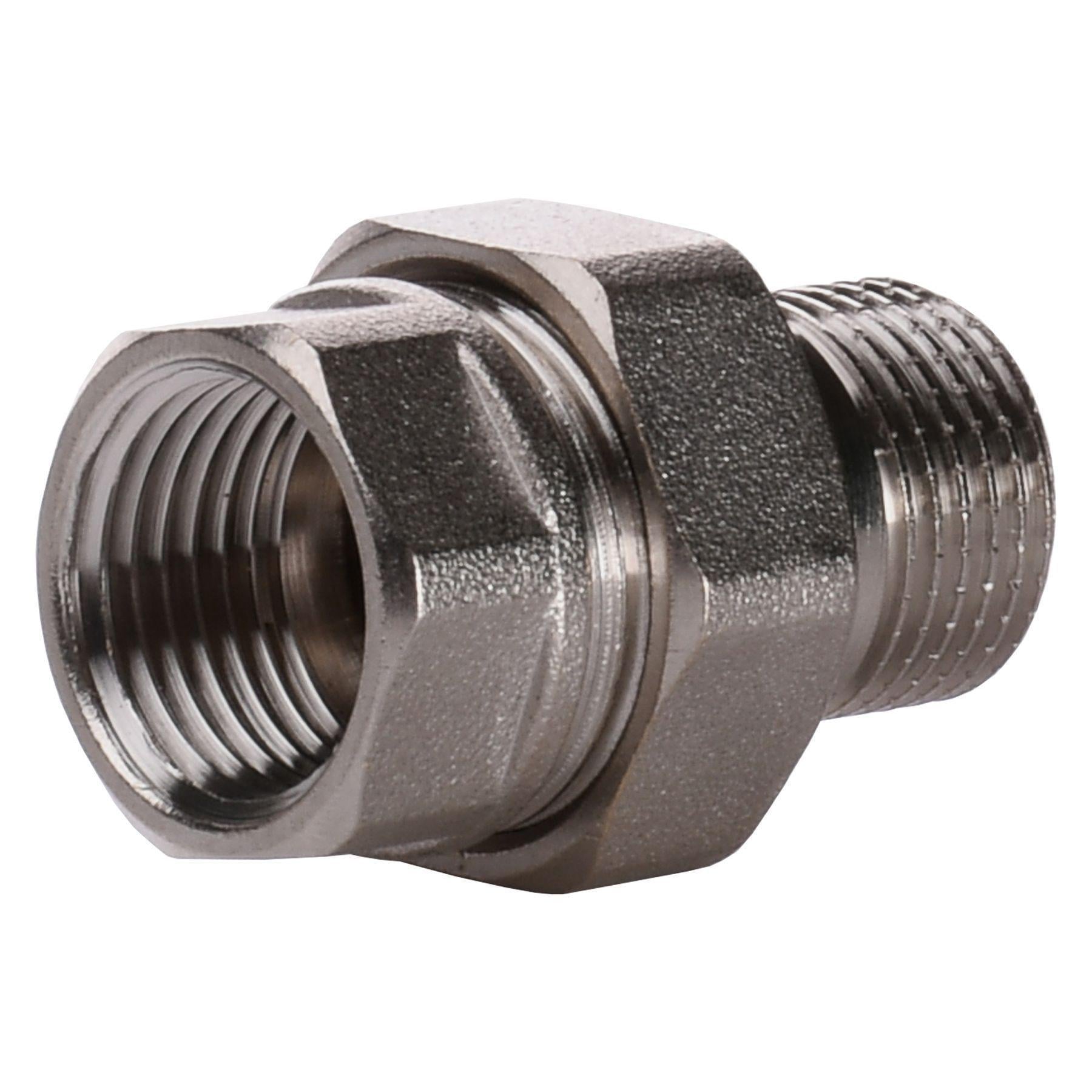 Сгон-американка прямой PROFESSIONAL 1" QP160 Никель (000005106)