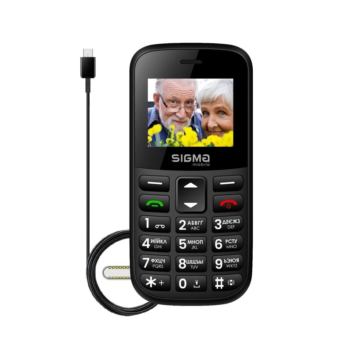 Мобильный телефон Sigma mobile Comfort 50 CF115 EASY Black (4827798585214)