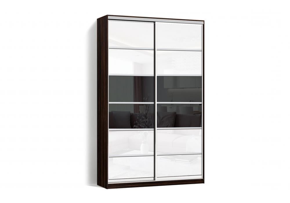 Шафа-купе Luхe 2 двері Скло тонованне/Скло тонованне 173-173 CLS-IV 1300х2100х450 мм Венге (34277)