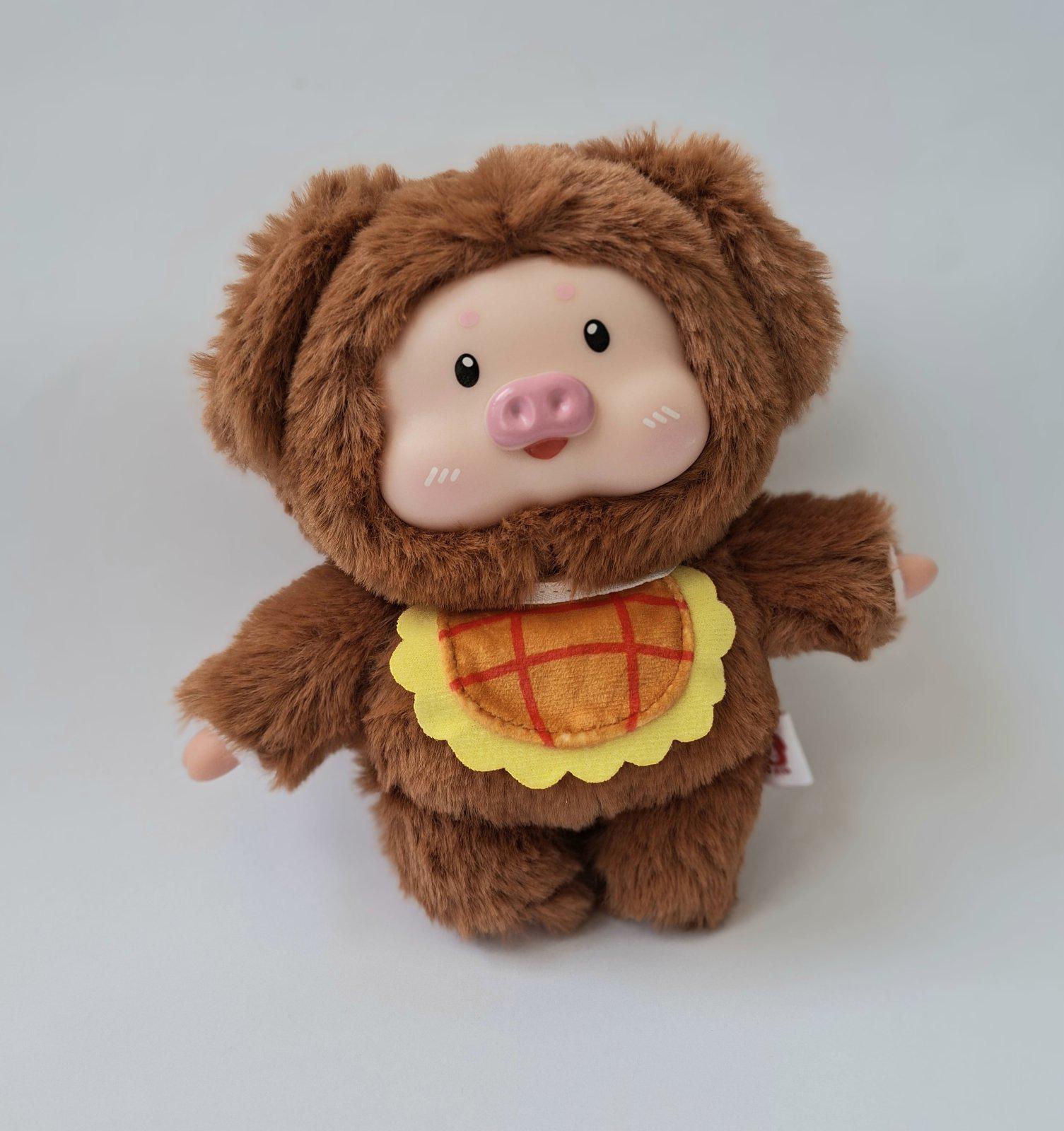 Игрушка плюшевая свинка 18 см Коричневый (SAM-2144) - фото 5