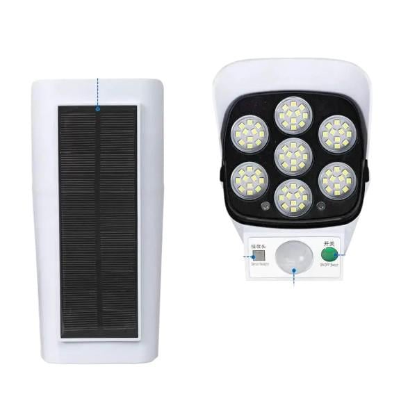 Світильник на сонячній батареї LED Solar із датчиком руху та пультом керування - фото 6