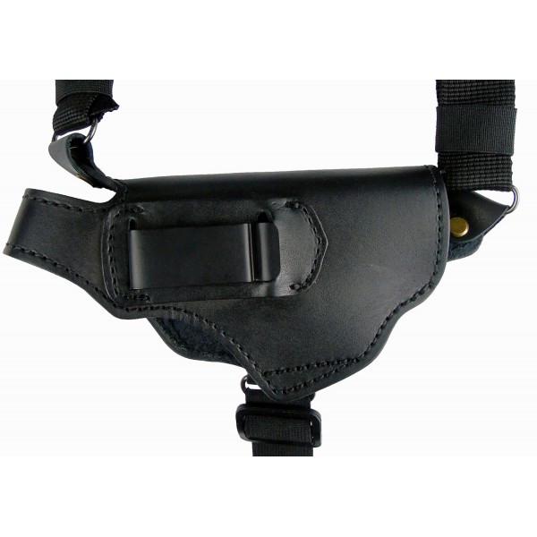 Кобура Медан Walther P88 оперативна шкіряна універсальна із синтетичним кріпленням зі скобою (24820599) - фото 2