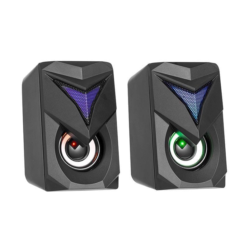 Колонки 2.0 XTRIKE ME SK-405 6 Вт RGB подсветка Черный (640464)