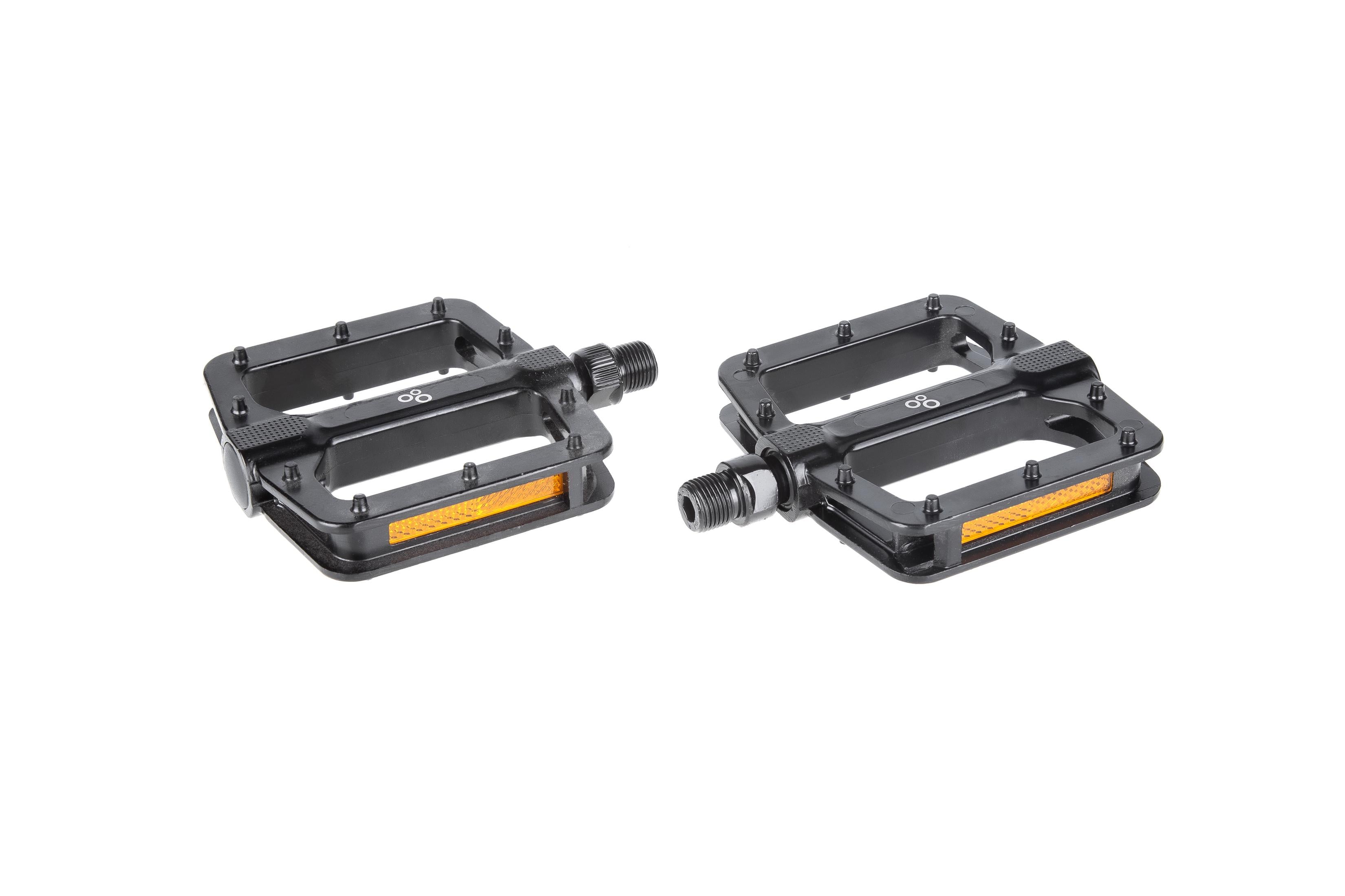 Педали OnRide Jump 30 алюминий 110x102 мм шарики Черный (2526116102838)