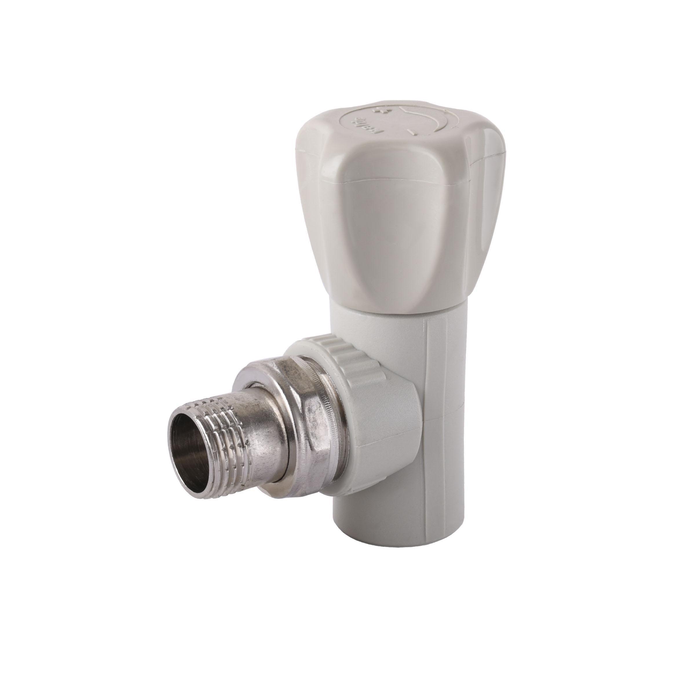 Кран радіаторний кутовий KALDE PPR d 20 мм x 1/2" (000017438)