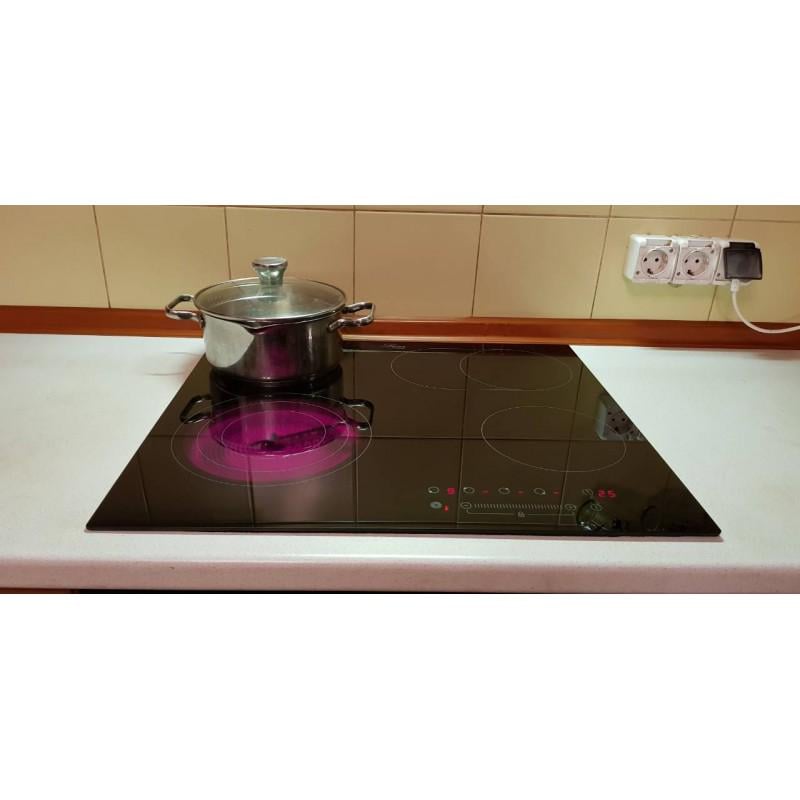 Варочная поверхность электрическая Luxor RH 677 BSA BK Черный - фото 7