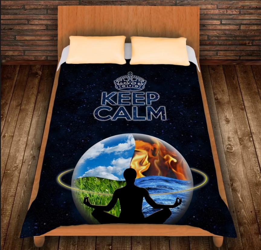 Плед с 3D принтом Keep Calm 150x200 см (epi_0155) Плед с 3D принтом Keep Calm 150x200 см (epi_0155)