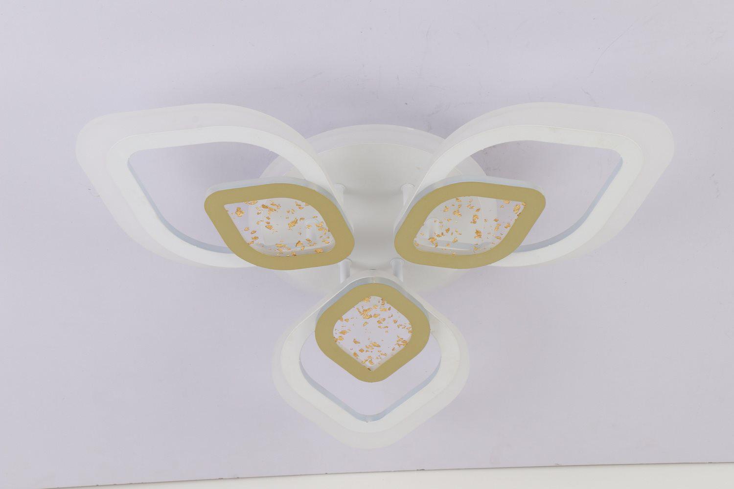 Люстра светодиодная с пультом Valeso V K29133-3+1 White/Gold (000036449) - фото 2 Люстра светодиодная с пультом Valeso V K29133-3+1 White/Gold (000036449) - фото 2