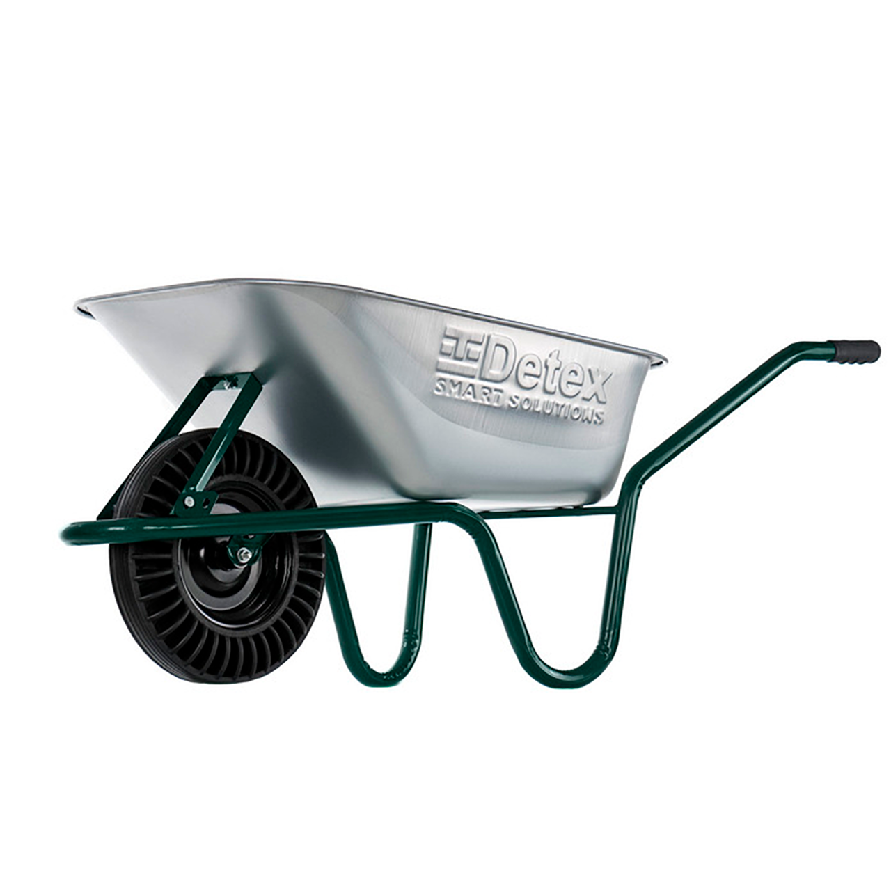 Тачка одноколесная DETEX с цельнолитым колесом D-1 85 л х 160 кг (98-518)