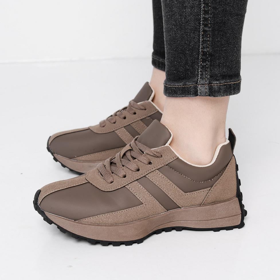 Кроссовки женские Fashion Charlize 3903 р. 36 23 см Коричневый (10424706)