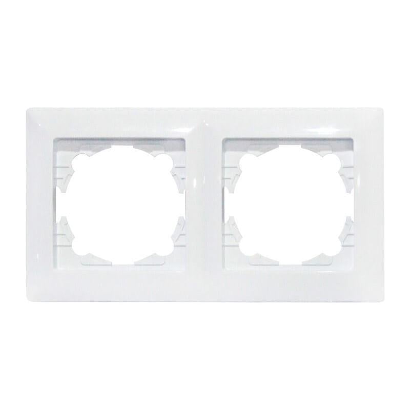Рамка на 2 секции Tina Horoz Electric Белый (112-005-0022-010)