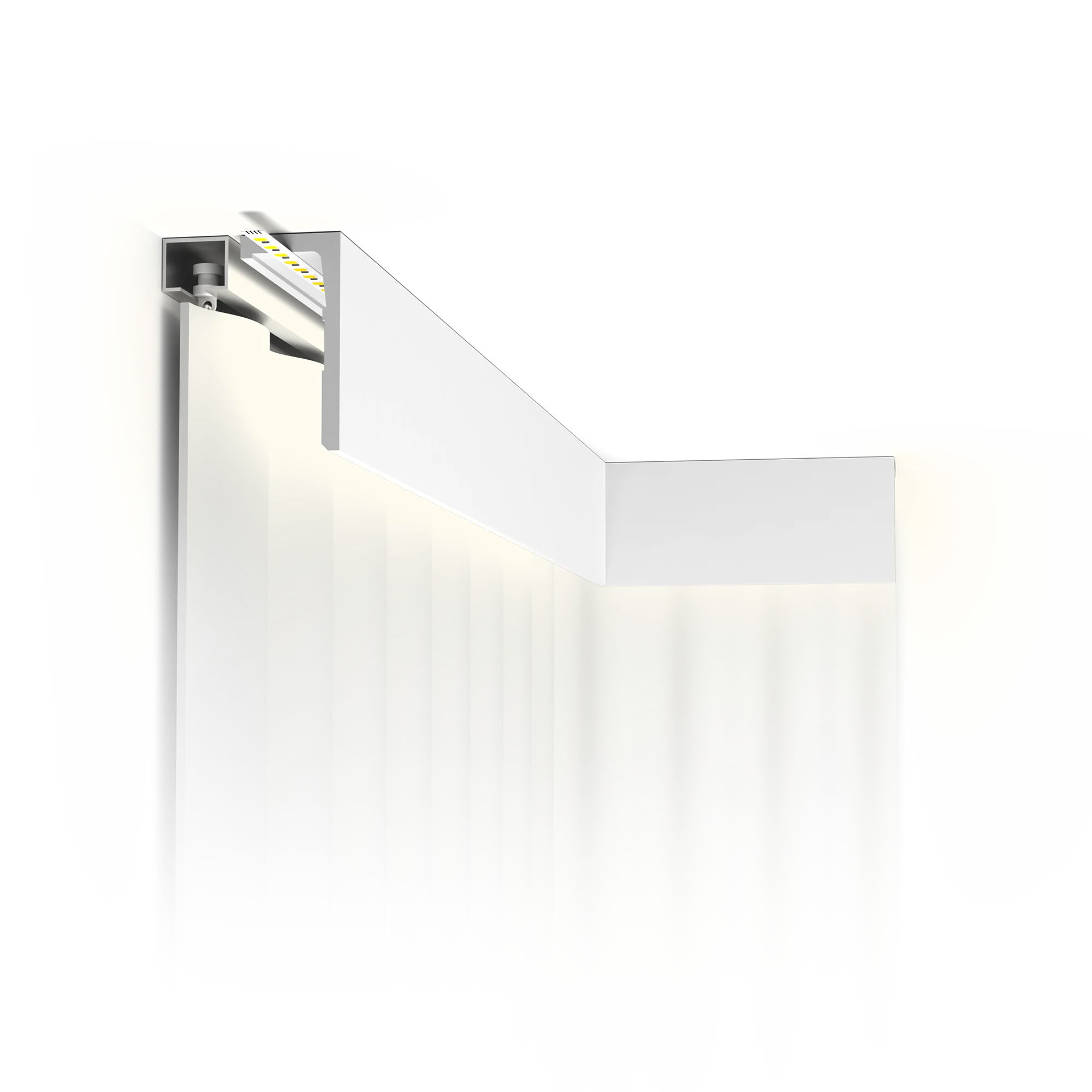 Потолочный плинтус для штор и подсветки Orac Decor грунтованный 2600x95x45 мм (CX215-2600)