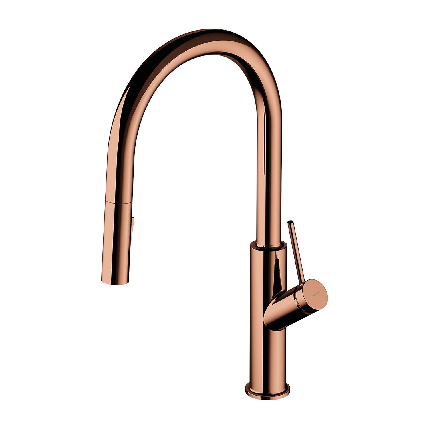 Змішувач для кухні Omnires Bend Copper Мідний (BE6455CP)