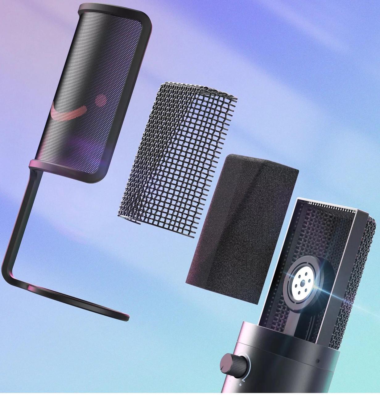 Мікрофон конденсаторний для стриму FIFINE K669 Pro2 з поп-фільтром (2063273138) - фото 4
