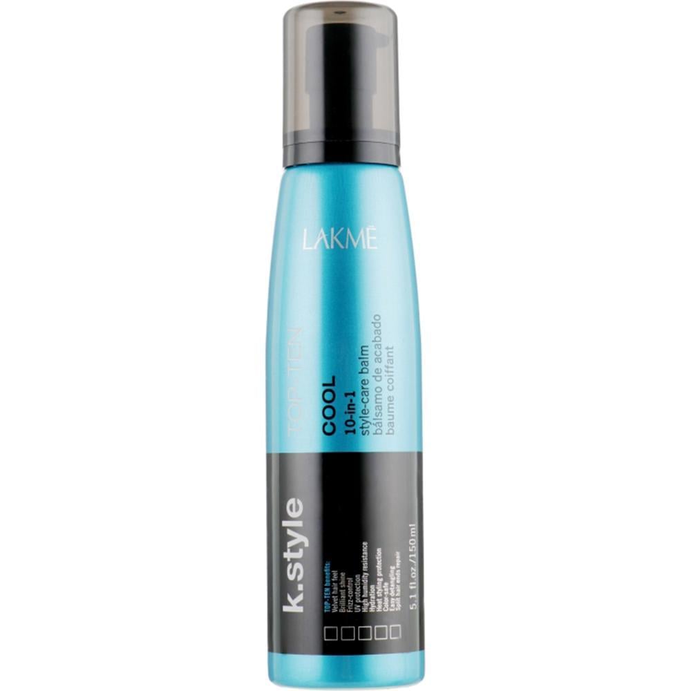Бальзам для завершения укладки Lakme K.style Cool Top-ten 10-in-1 Style-care Balm 150 мл (46632)