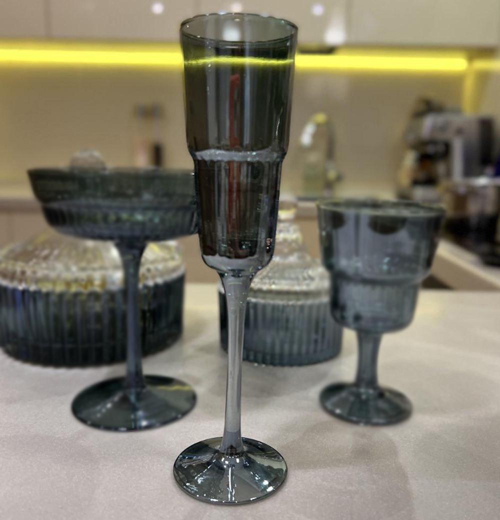 Келих Грінвіль для шампанського 100 мл Бірюзовий (21-432048-2) - фото 8 Келих Грінвіль для шампанського 100 мл Бірюзовий (21-432048-2) - фото 8