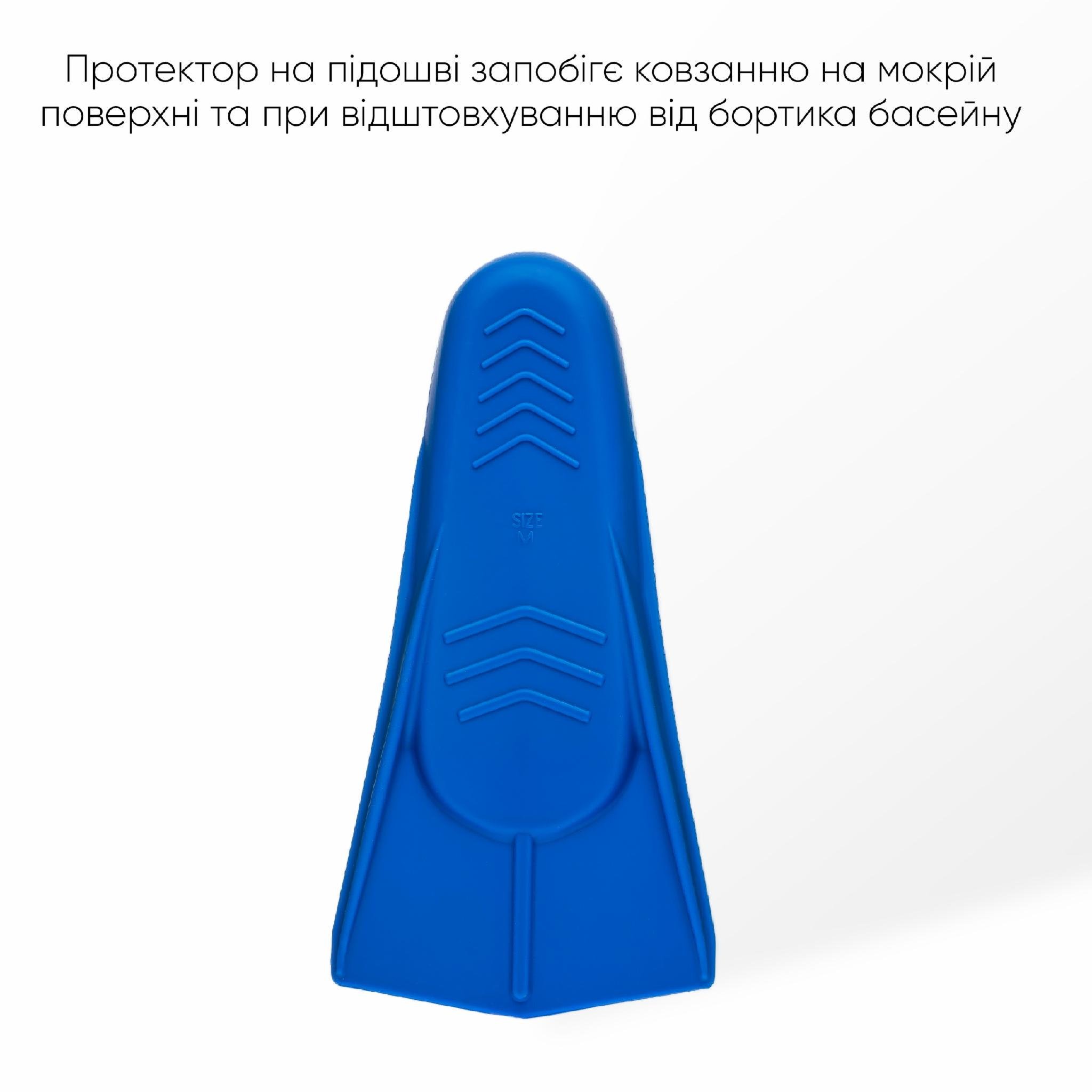 Ласты короткие для тренировки в бассейне Renvo Frio с закрытой пяткой р. 27-29 Синий (SF100-04 27-29) - фото 5