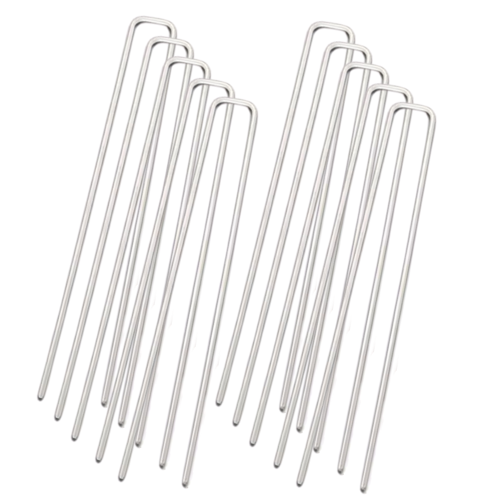 Набір скоб садові кріпильні металеві оцинковані універсальні 10 шт. 4х20 см (skoby_20cm) Набір скоб садові кріпильні металеві оцинковані універсальні 10 шт. 4х20 см (skoby_20cm)