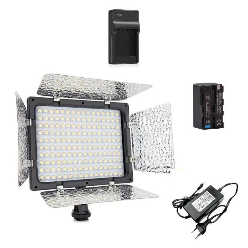 Комплект освещения для фото и видео 300 LED аккумулятор/зарядное устройство/блок питания (34629758)