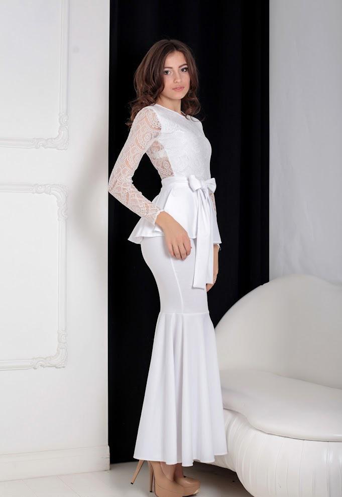 Платье женское Podium Adelis 20933-WHITE M Белый