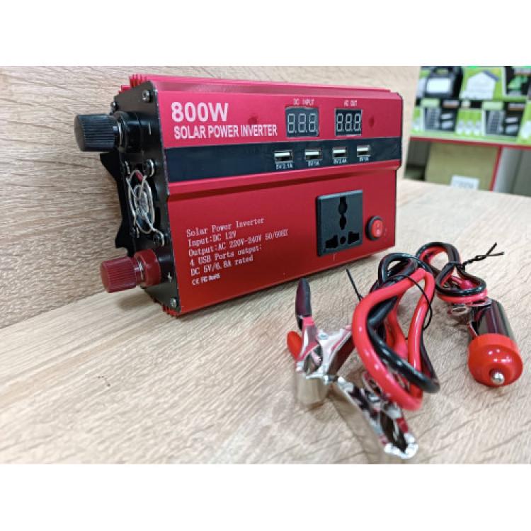 Инвертор-преобразователь напряжения 800 W 4 USB порта 1 розетка 220 V - фото 2 Инвертор-преобразователь напряжения 800 W 4 USB порта 1 розетка 220 V - фото 2