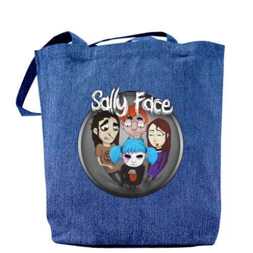 Шоппер Sally Face soundtrack 37x41 см Джинс (2901001-61-86045)