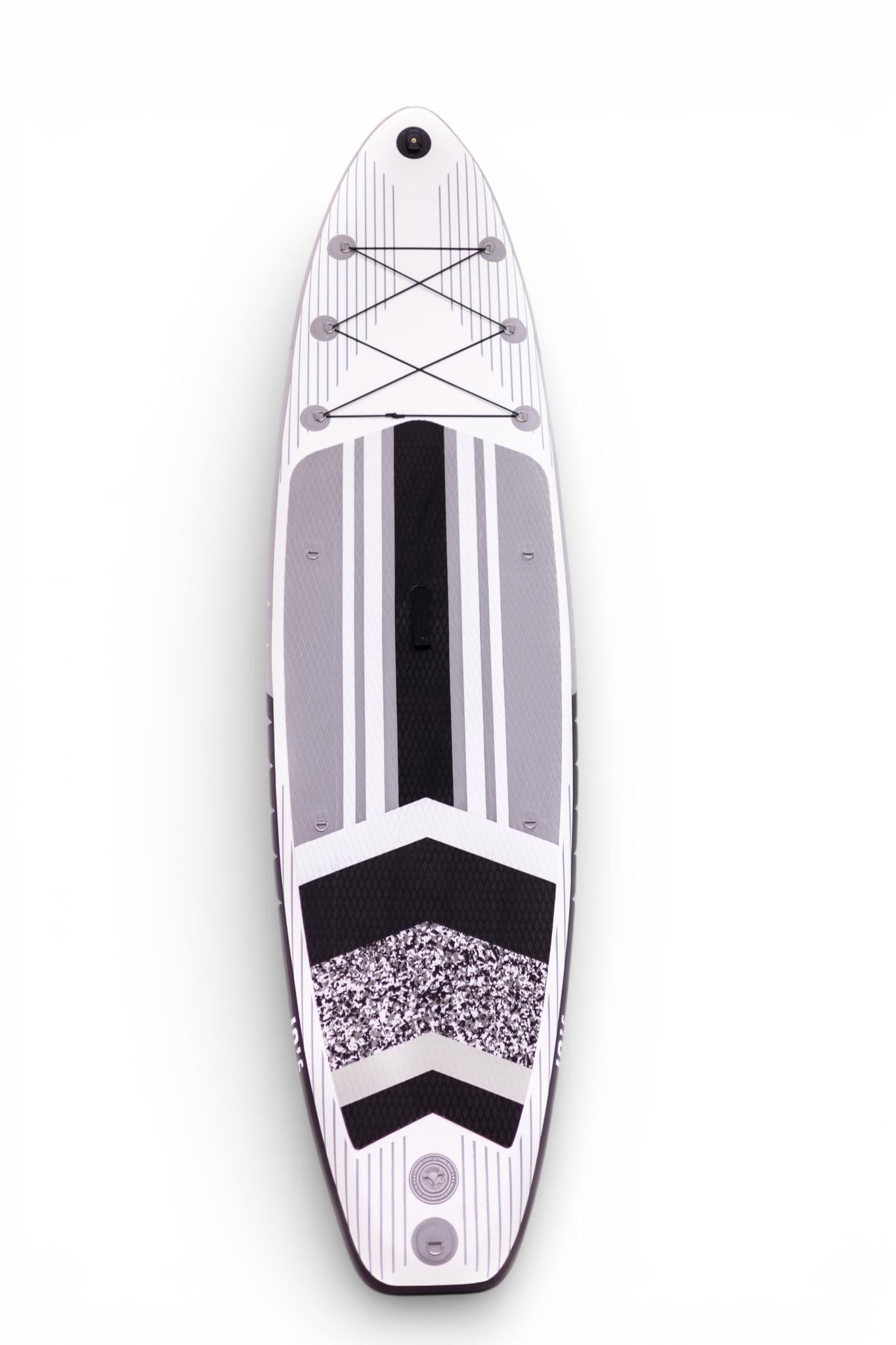 SUP-доска надувная для гребли Серый (MaxIQ-su-gray)