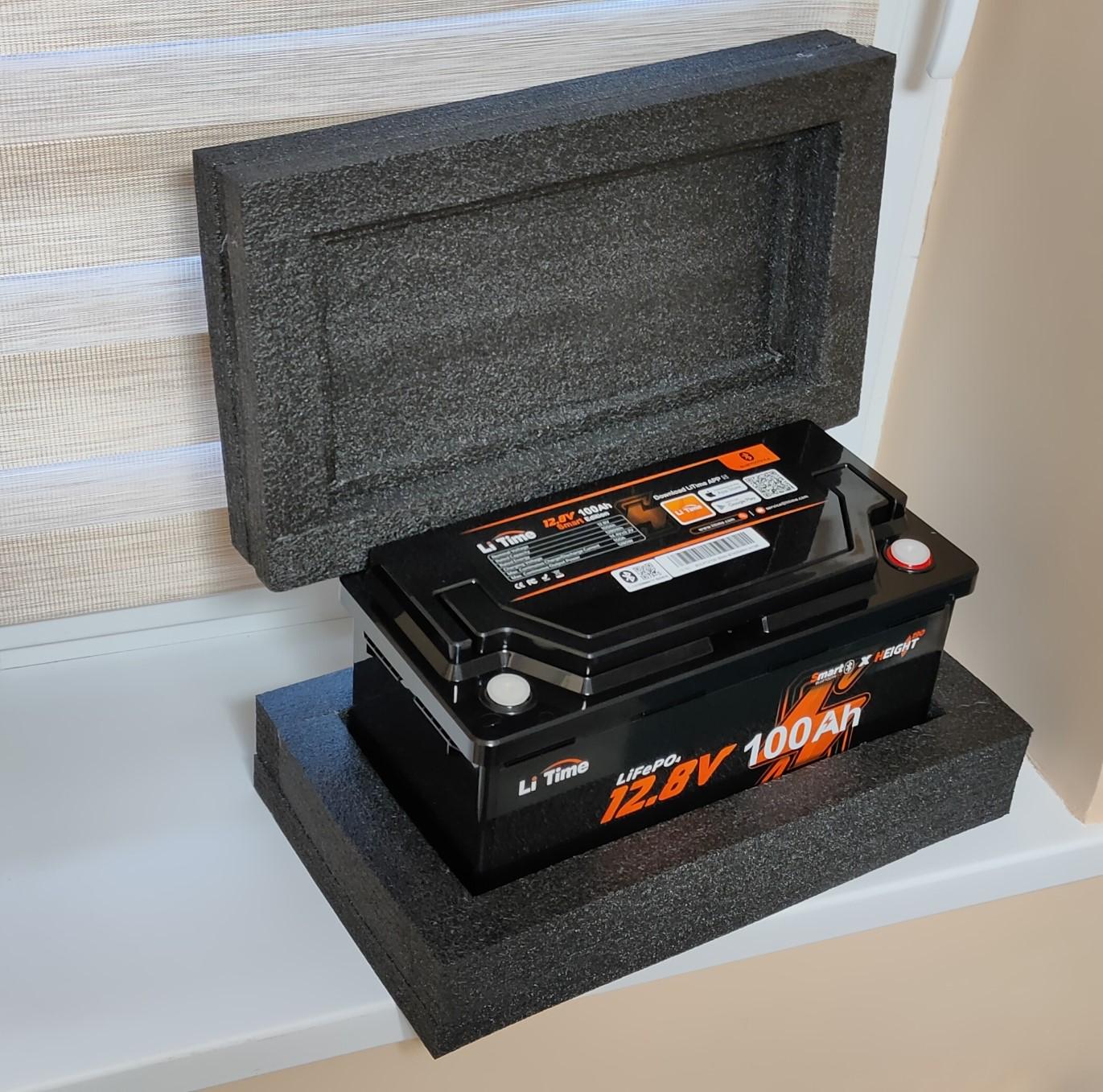 Аккумулятор LiTime LiFePO4 12В 100А ч SMART с Bluetooth 5.0