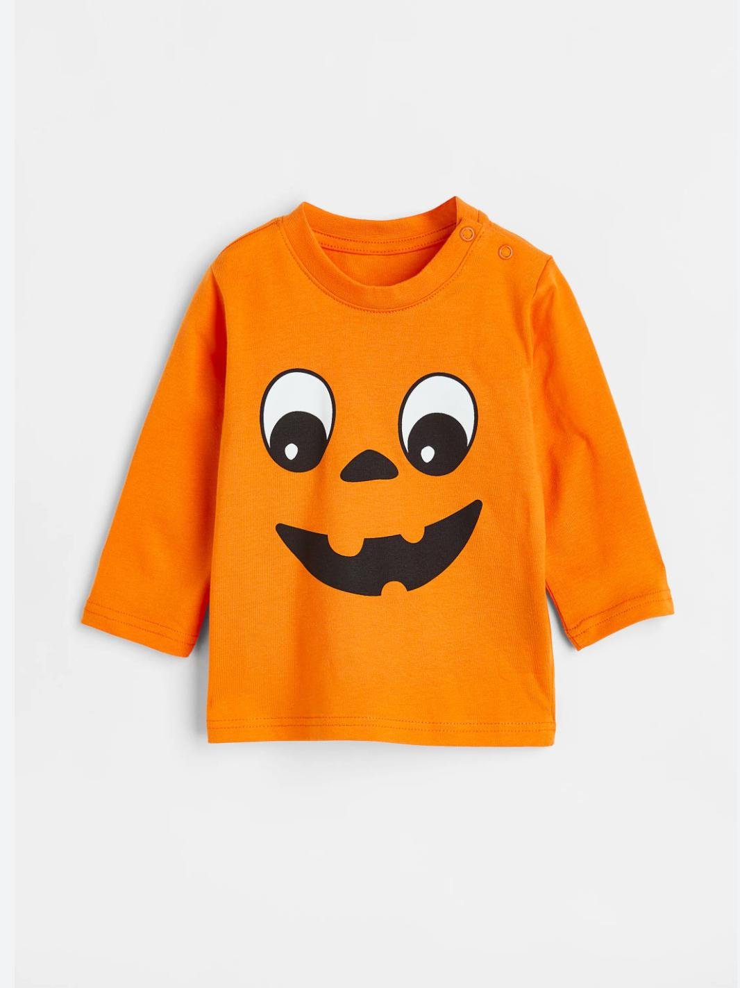 Лонгслив детский H&M 86 см Оранжевый (321)