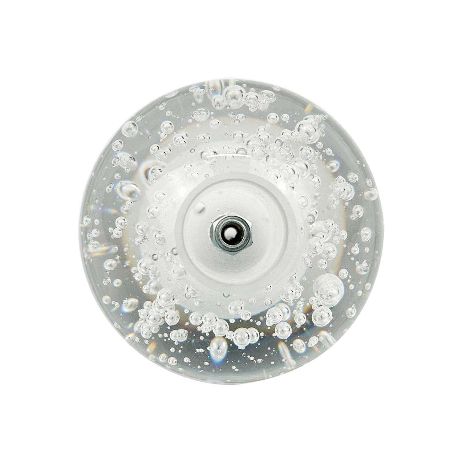 Плафон хрустальный шар Bubble d 100 мм с креплением под патрон G4 (6441) - фото 4 Плафон хрустальный шар Bubble d 100 мм с креплением под патрон G4 (6441) - фото 4