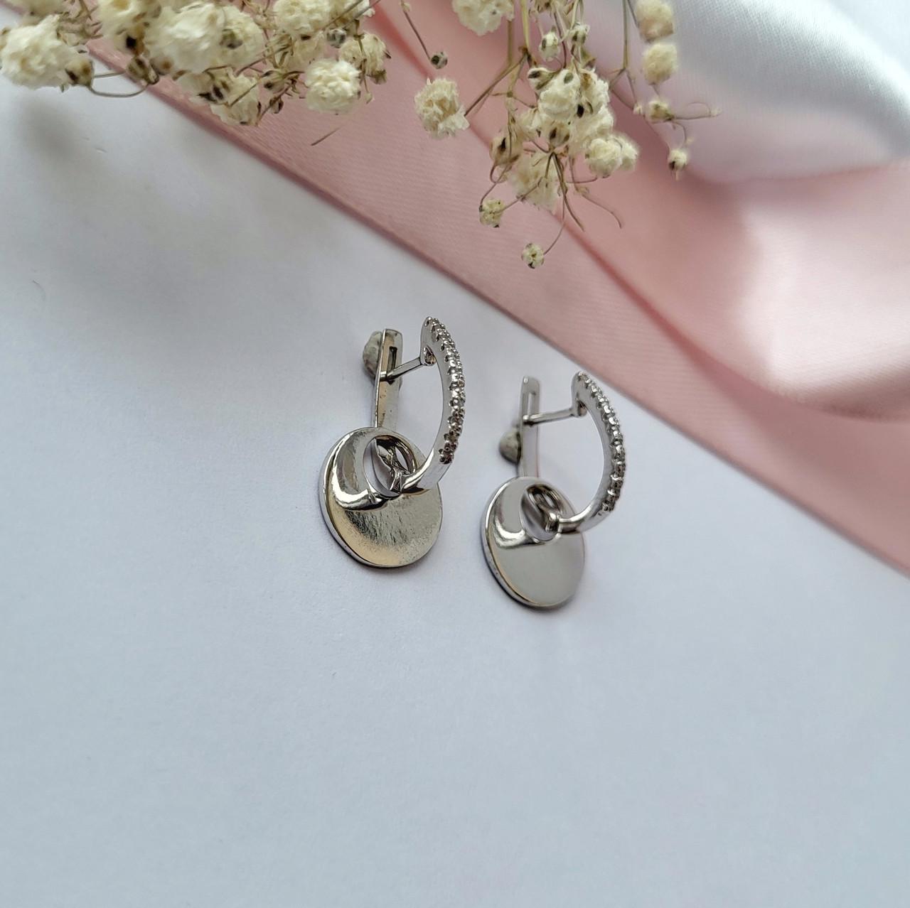 Серьги с подвеской серебро 925 пробы 4,20 г (5171р)