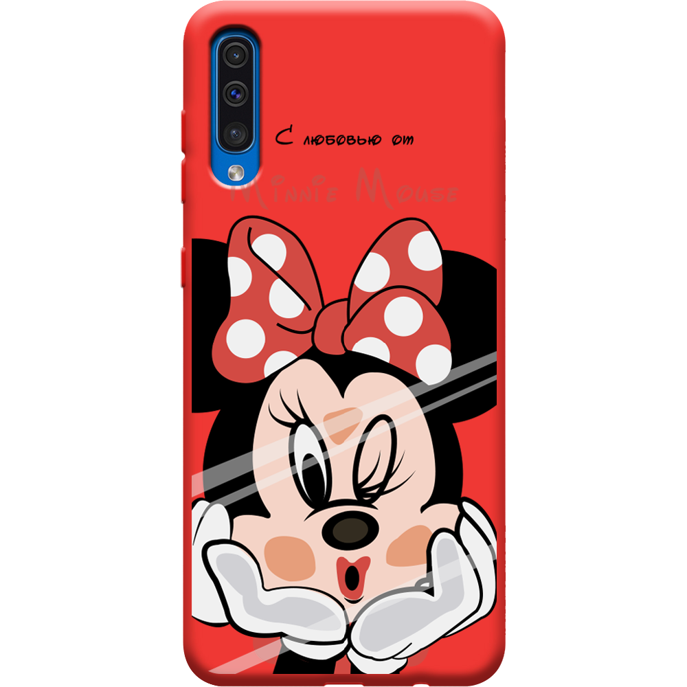 Чехол Boxface Samsung A505 Galaxy A50 Lady M Красный силикон (36417-cc59-37013)