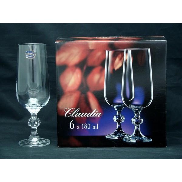 Набір келихів для шампанського Bohemia Claudia 180 мл 6 шт. (40149/180) - фото 2 Набір келихів для шампанського Bohemia Claudia 180 мл 6 шт. (40149/180) - фото 2