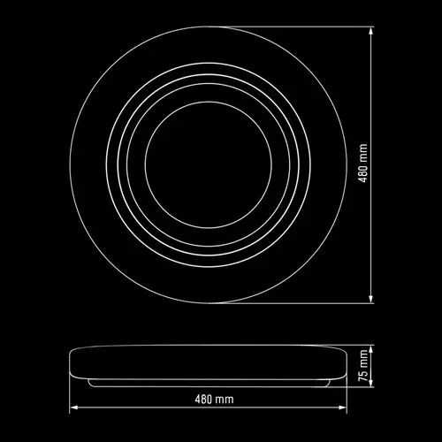 Светодиодный светильник SMART SML-R11-80 с пультом 3000-6000K 80 Вт - фото 5