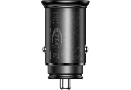 Автомобільний зарядний пристрій BASEUS Circular Metal PPS Quick Charger Black (CCYS-C01) - фото 2 Автомобільний зарядний пристрій BASEUS Circular Metal PPS Quick Charger Black (CCYS-C01) - фото 2