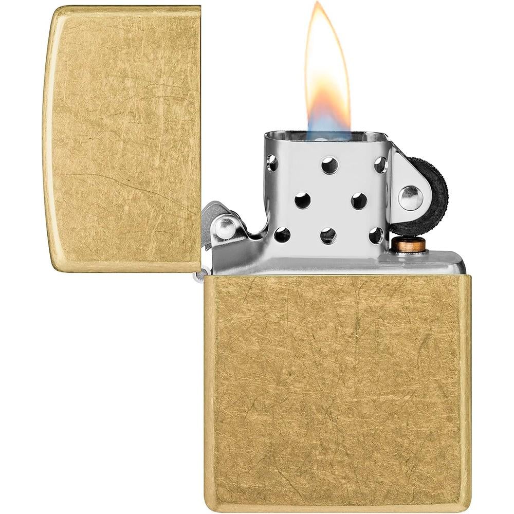 Запальничка ZIPPO Regular Street Brass (48267) - фото 3 Запальничка ZIPPO Regular Street Brass (48267) - фото 3