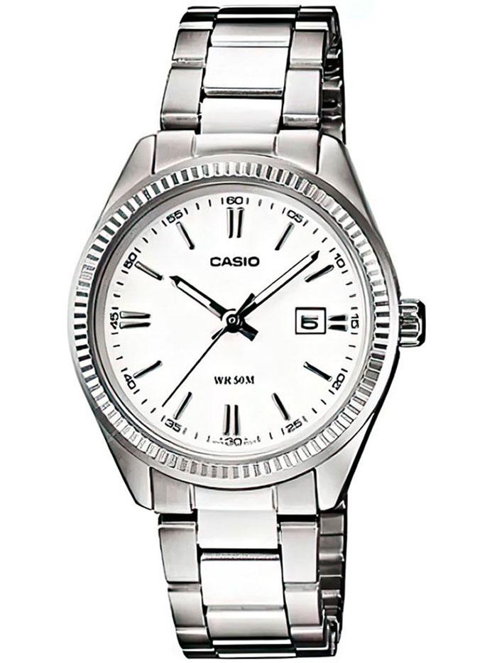 Наручний годинник жіночий Casio LTP-1302D-7A1VDF d 30 мм Срібний/Білий (2463848865) - фото 1 Наручний годинник жіночий Casio LTP-1302D-7A1VDF d 30 мм Срібний/Білий (2463848865) - фото 1