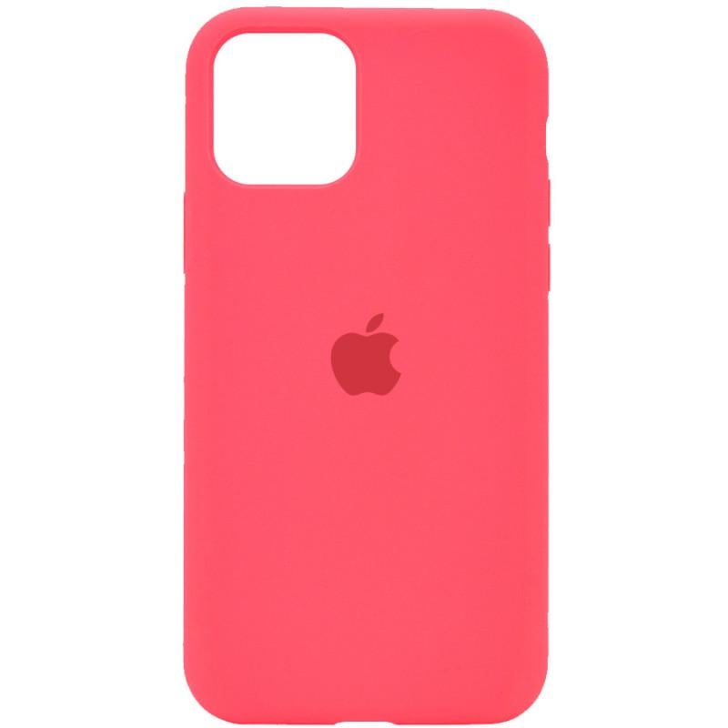 Противоударный чехол Silicone Case Full Protective AA для Apple iPhone 11 6.1" Арбузный/Watermelon red