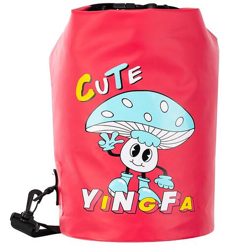 Гермомешок водонепроницаемый YINGFA WF2225 5 л 39x29,5 см Розово-голубой (32810076)