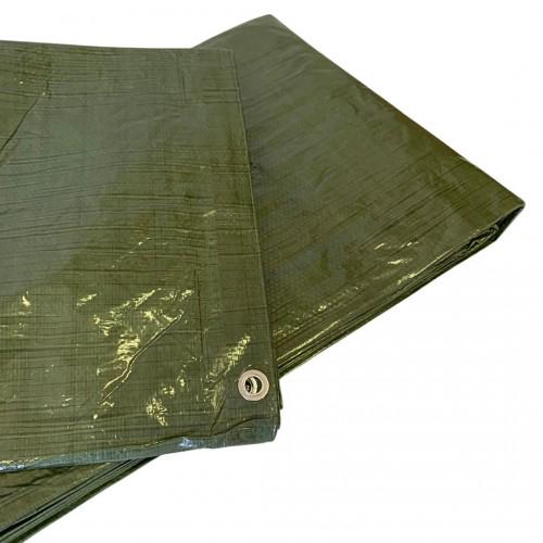 Тент универсальный AGREEN 80 г/м² 5х6 м Зеленый (89356) - фото 6