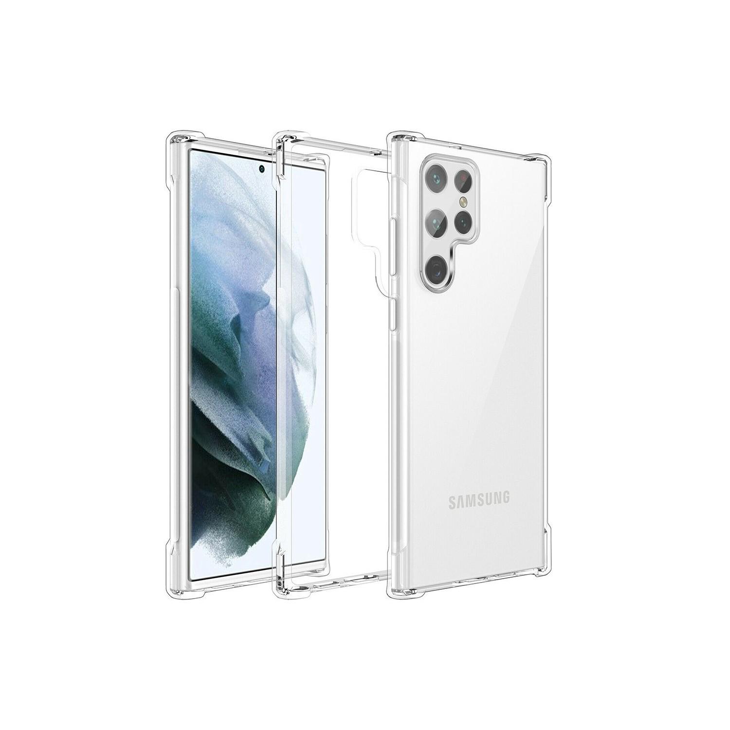 Чехол Shockproof Samsung S22 Ultra Прозрачный