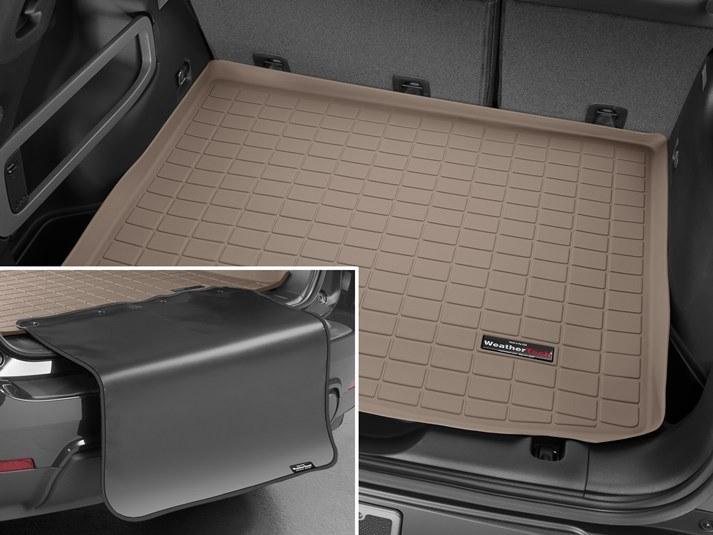 Килим автомобільний в багажник з накидкою WeatherTech 41577SK Acura RDX 2013-2018 Бежевий (1931031538) - фото 1