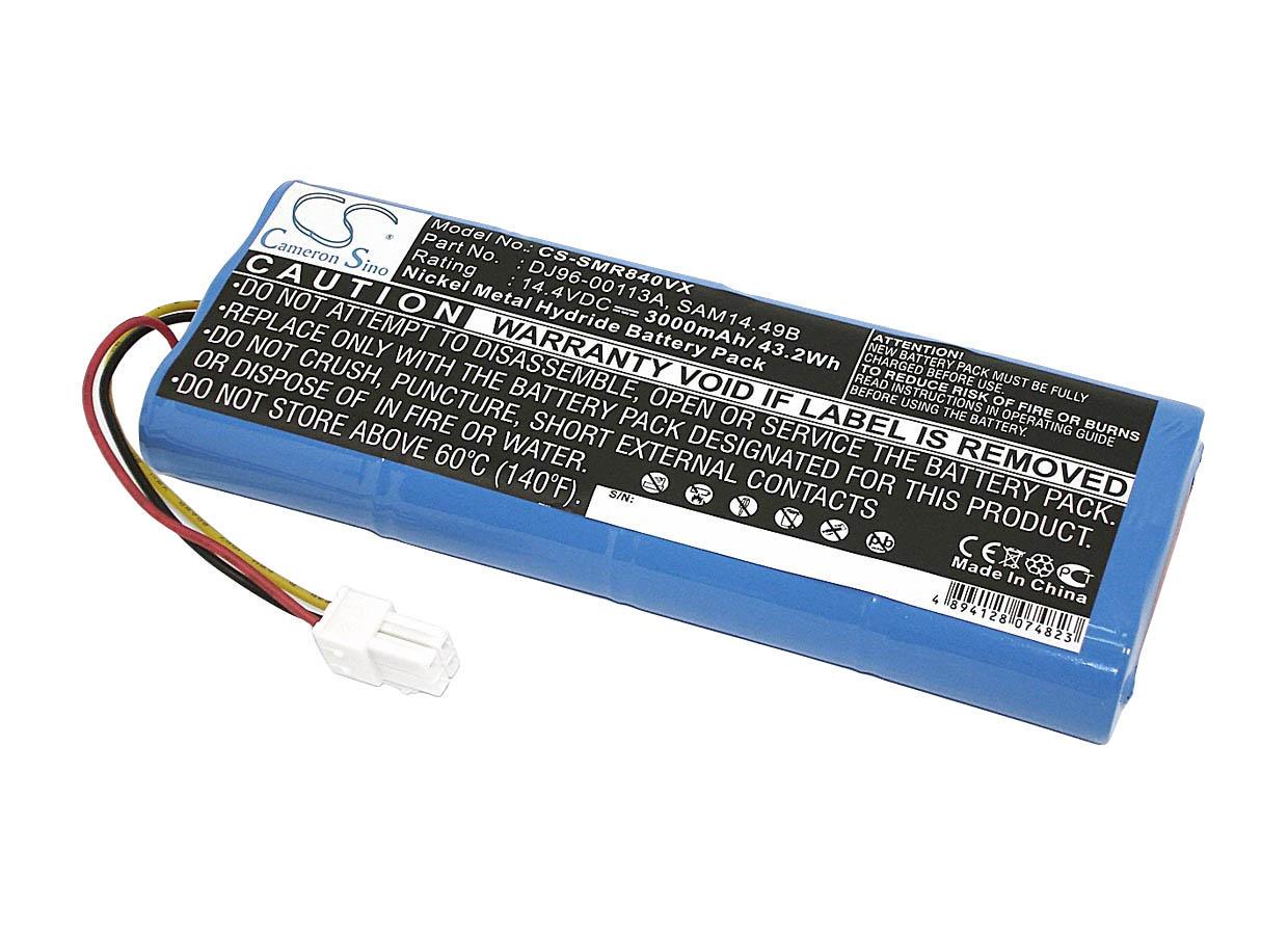 Акумулятор для пилососа Samsung VC-RA52V/VC-RE70V 3000 mah Ni-MH 14.4V Синій