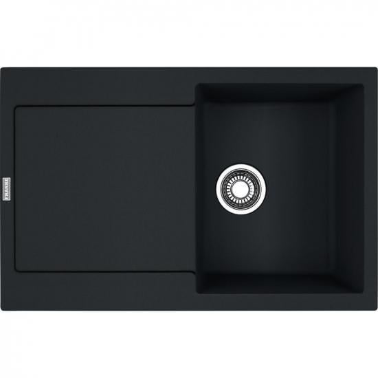 Мойка для кухни Franke Maris MRG 611 фрагранит с крылом 780х500х200 мм Черный матовый (24502079) Мойка для кухни Franke Maris MRG 611 фрагранит с крылом 780х500х200 мм Черный матовый (24502079)