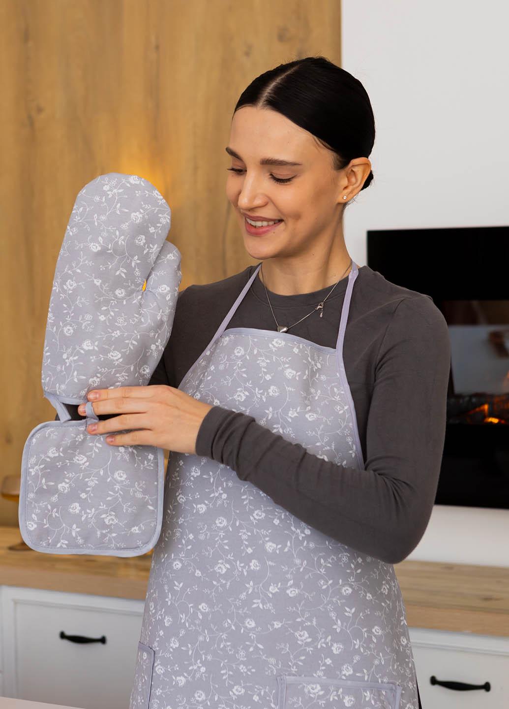 Кухонный набор водоотталкивающий Дикая роза 3 предмета - фото 3 Кухонный набор водоотталкивающий Дикая роза 3 предмета - фото 3