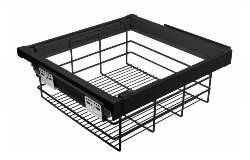 Корзина для белья GTV Elite с дотягом 600 мм Черный (WG-KOSZ60-20)